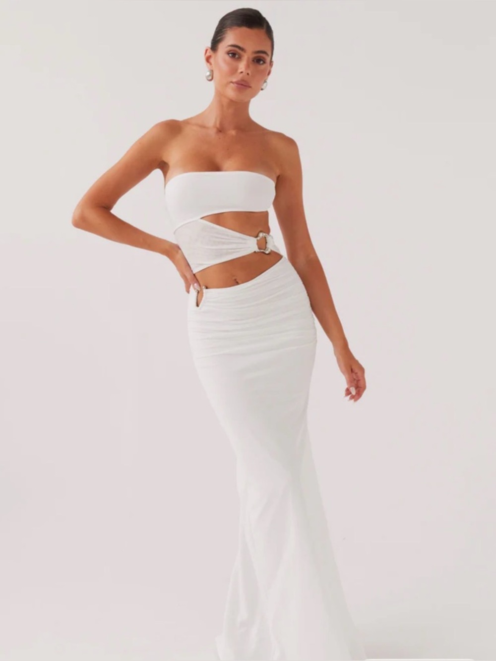 Peppermayo - Into Pieces Mesh Maxi Dress